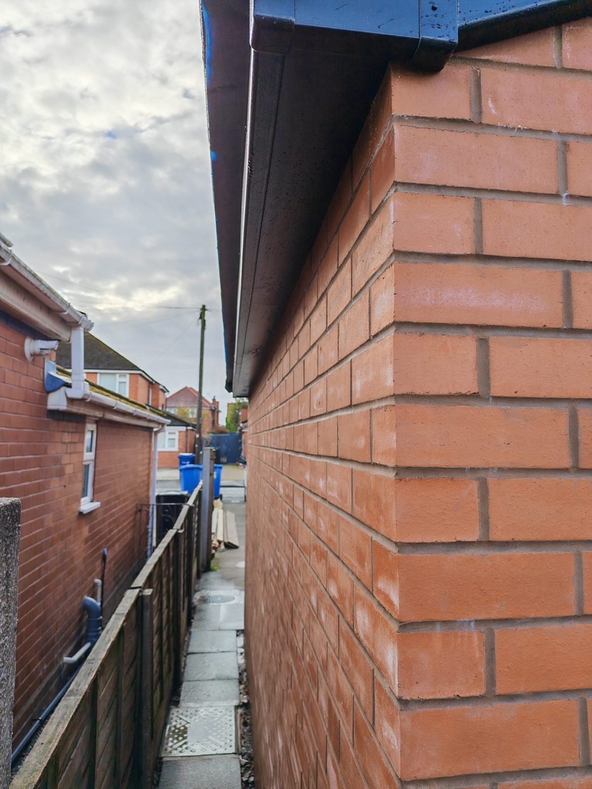 New brickwork on an extension by Longmore Construction